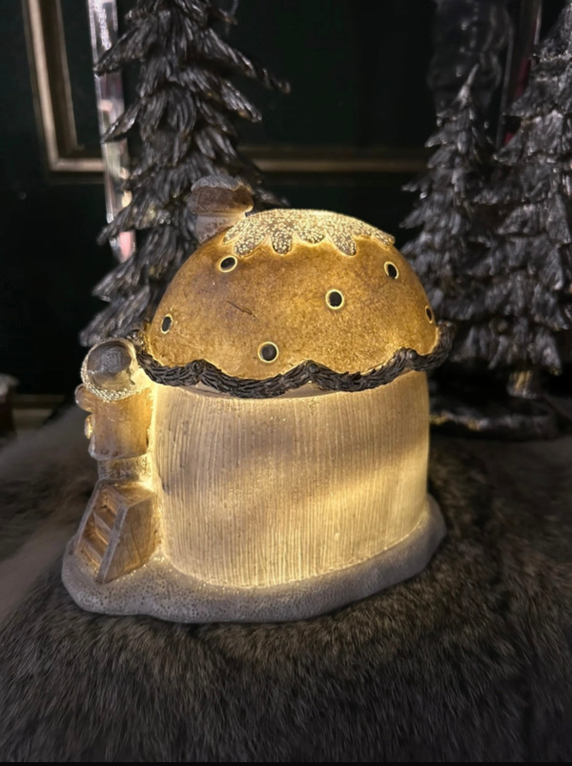 LED-Dekohäuschen – Winterliche Weihnachtsdeko