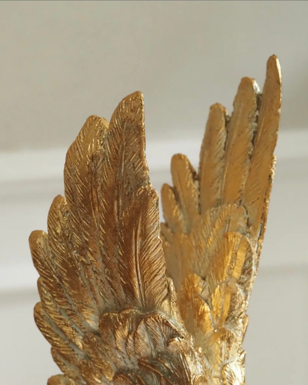 ✨ Dekorative Flügel in Antikgold ✨