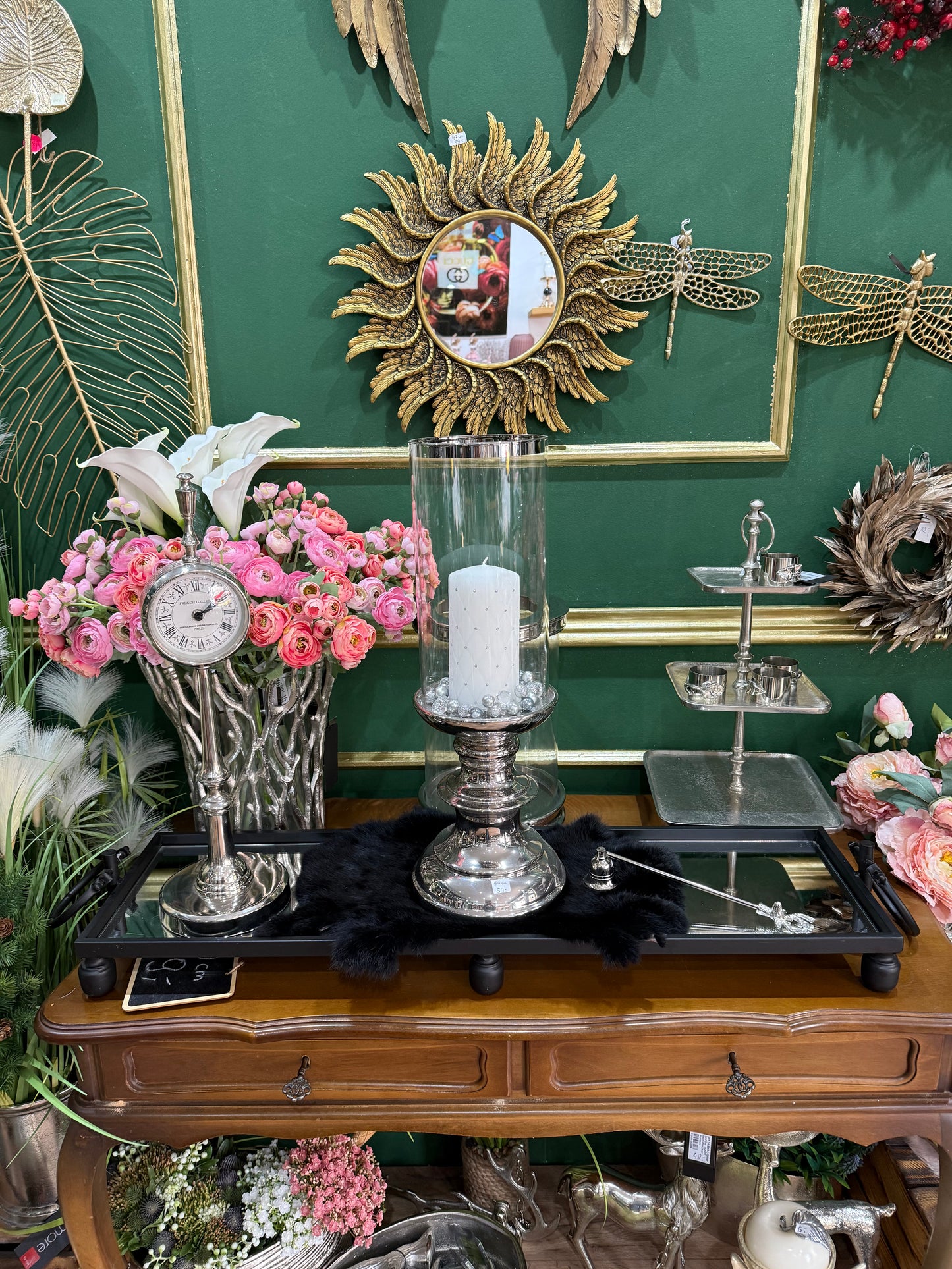 Eleganter Glas-Kerzenhalter