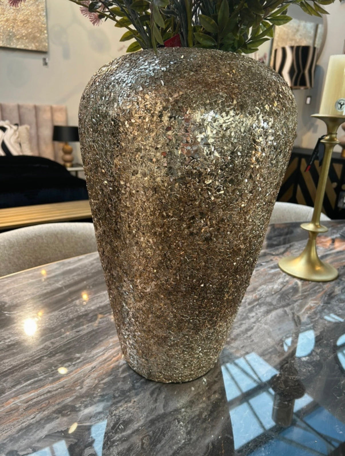 Elegante Metallvase – Colmore