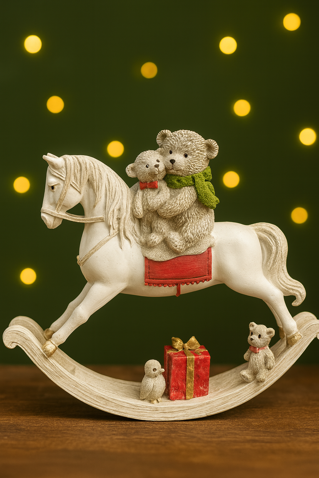 Schaukelpferd Weihnachtsdeko