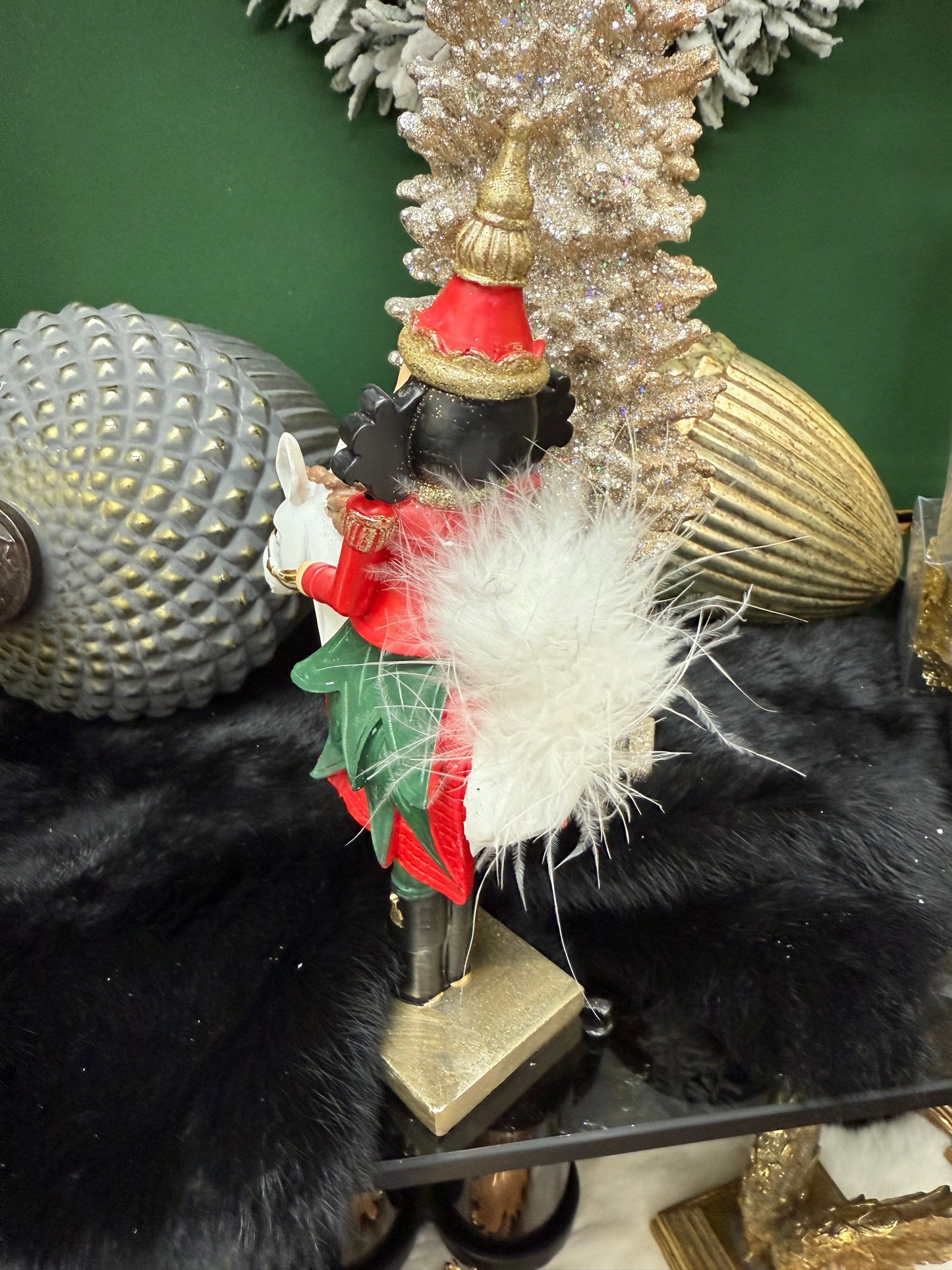 Dekorativer Nussknacker auf Pferd ✨