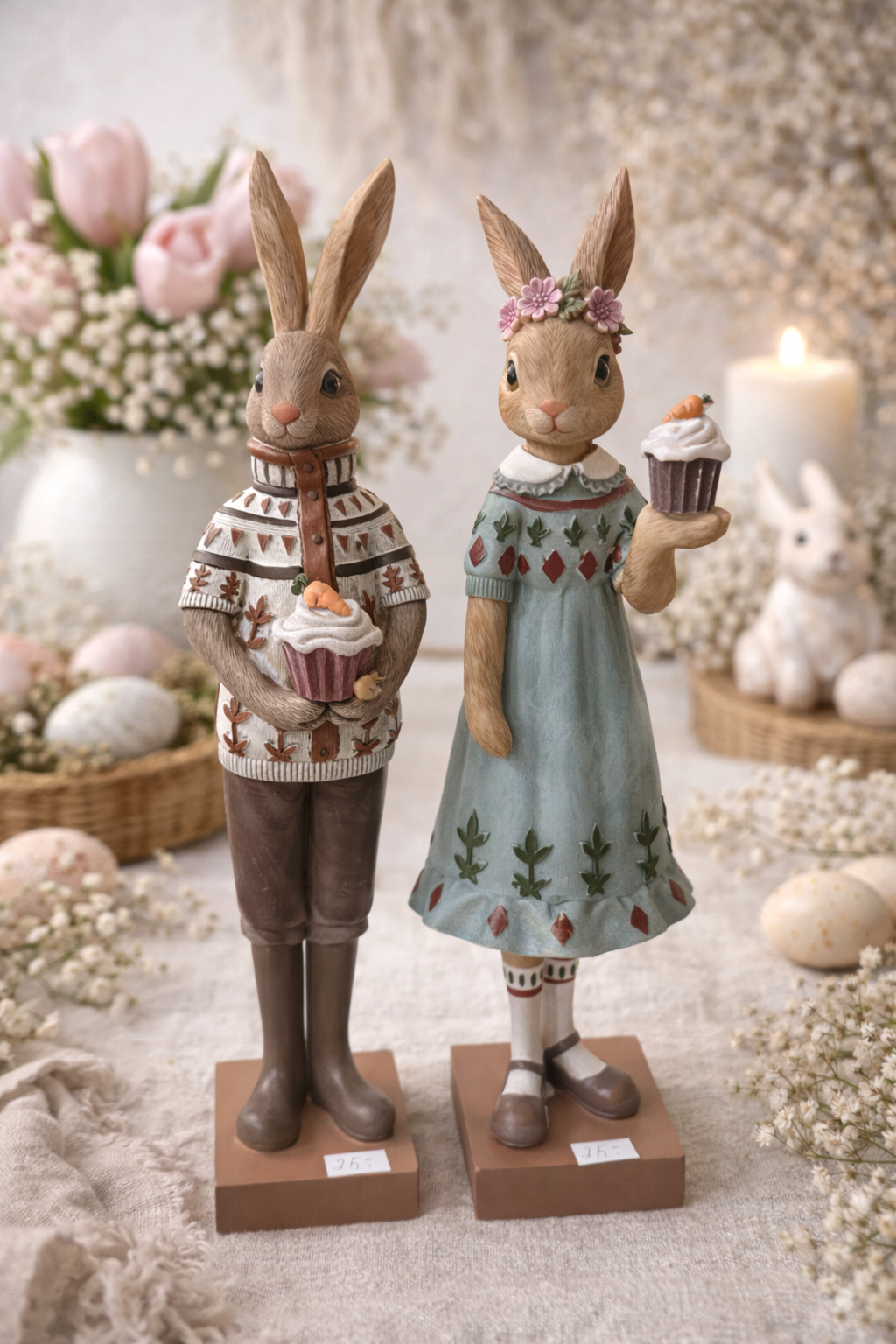 Dekorative Hasenfiguren – Hasen-Set