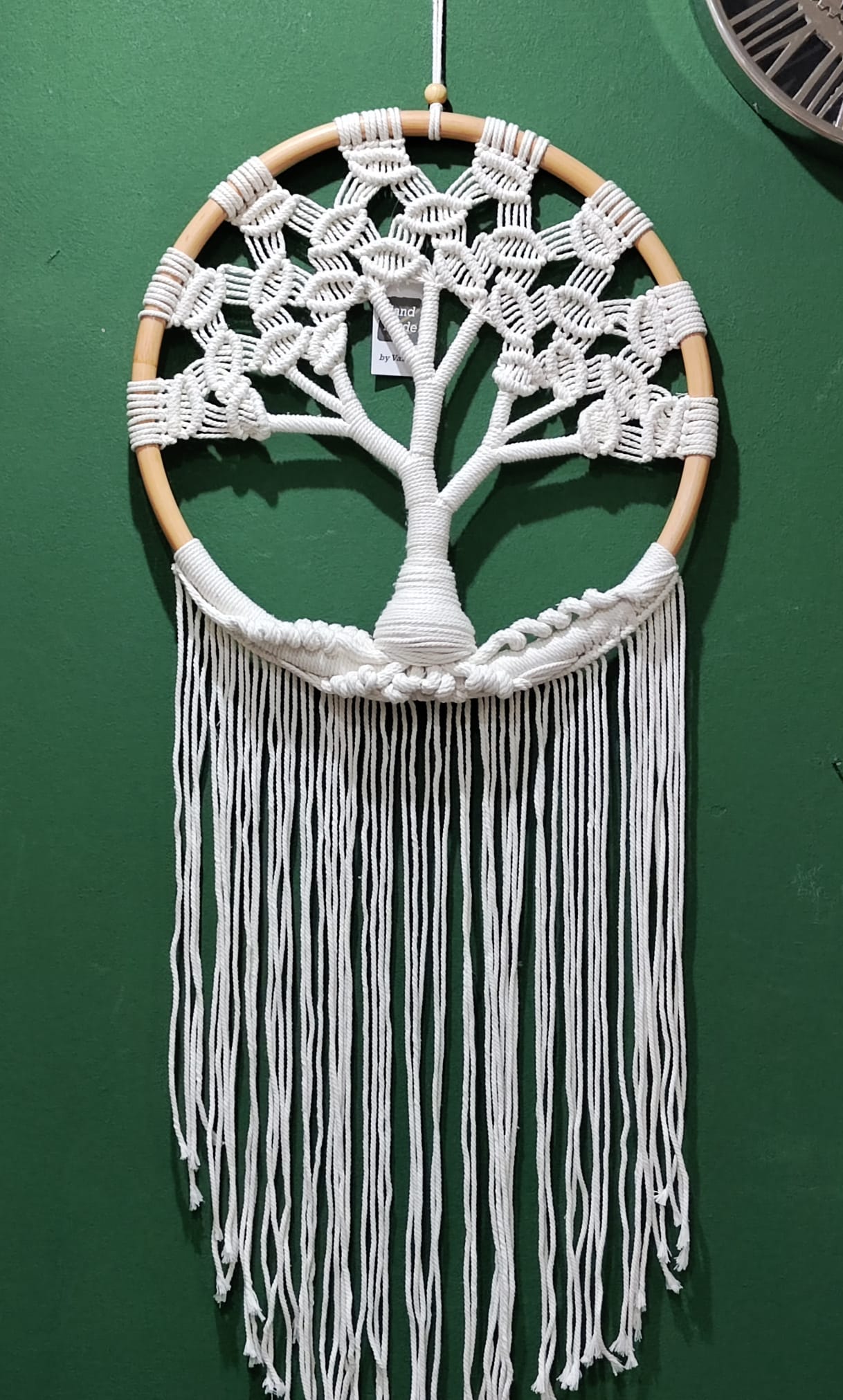 ✨ Makramee Wanddeko – Baum des Lebens – Ø 40 cm ✨