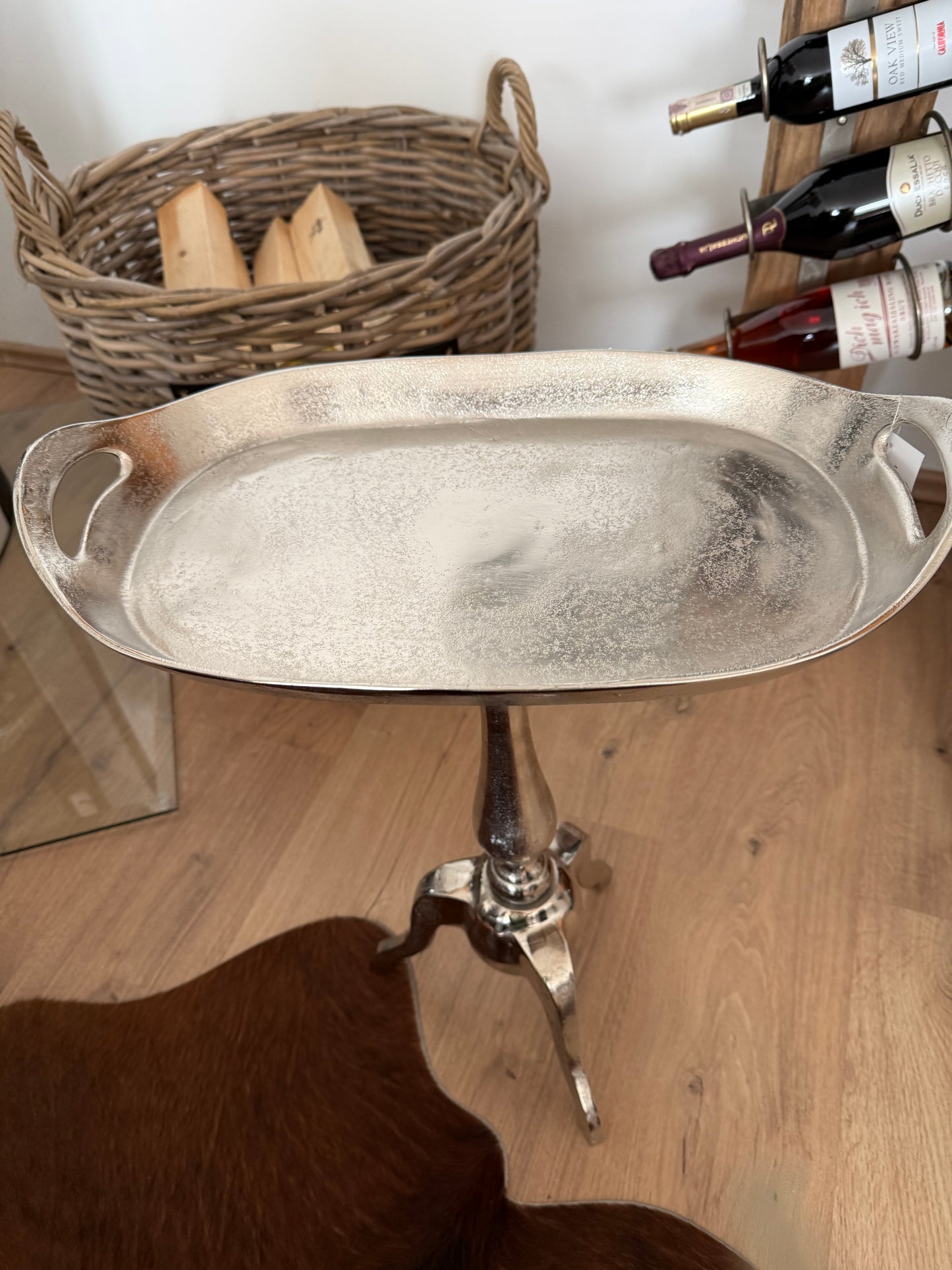 Tray Oval mit Fuß