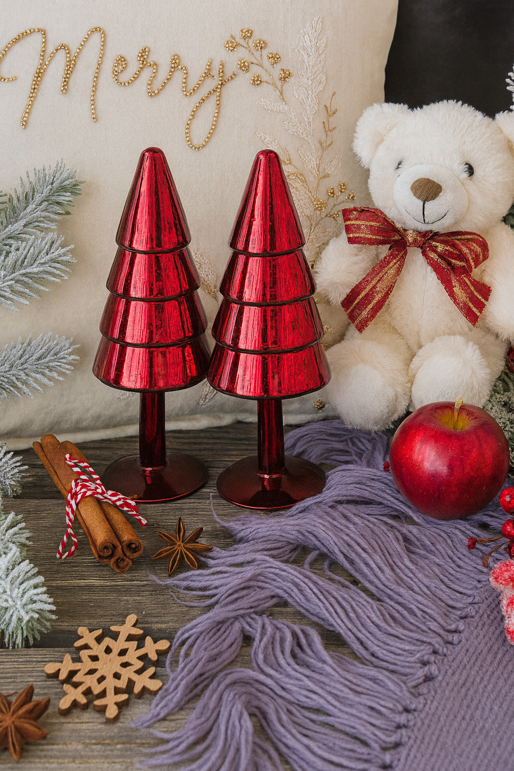 Elegante Glas-Tannenbäume ✨