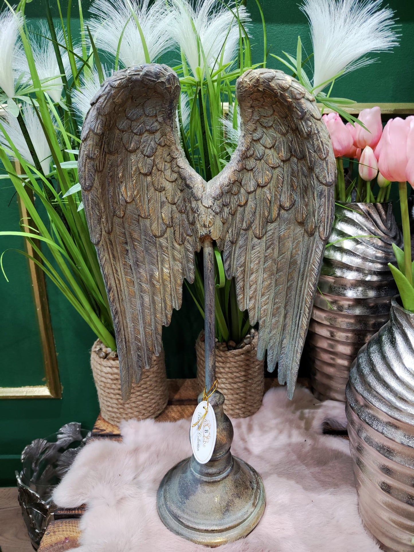 ✨ Dekorative Engelsflügel aus Polyresin – 51 cm ✨