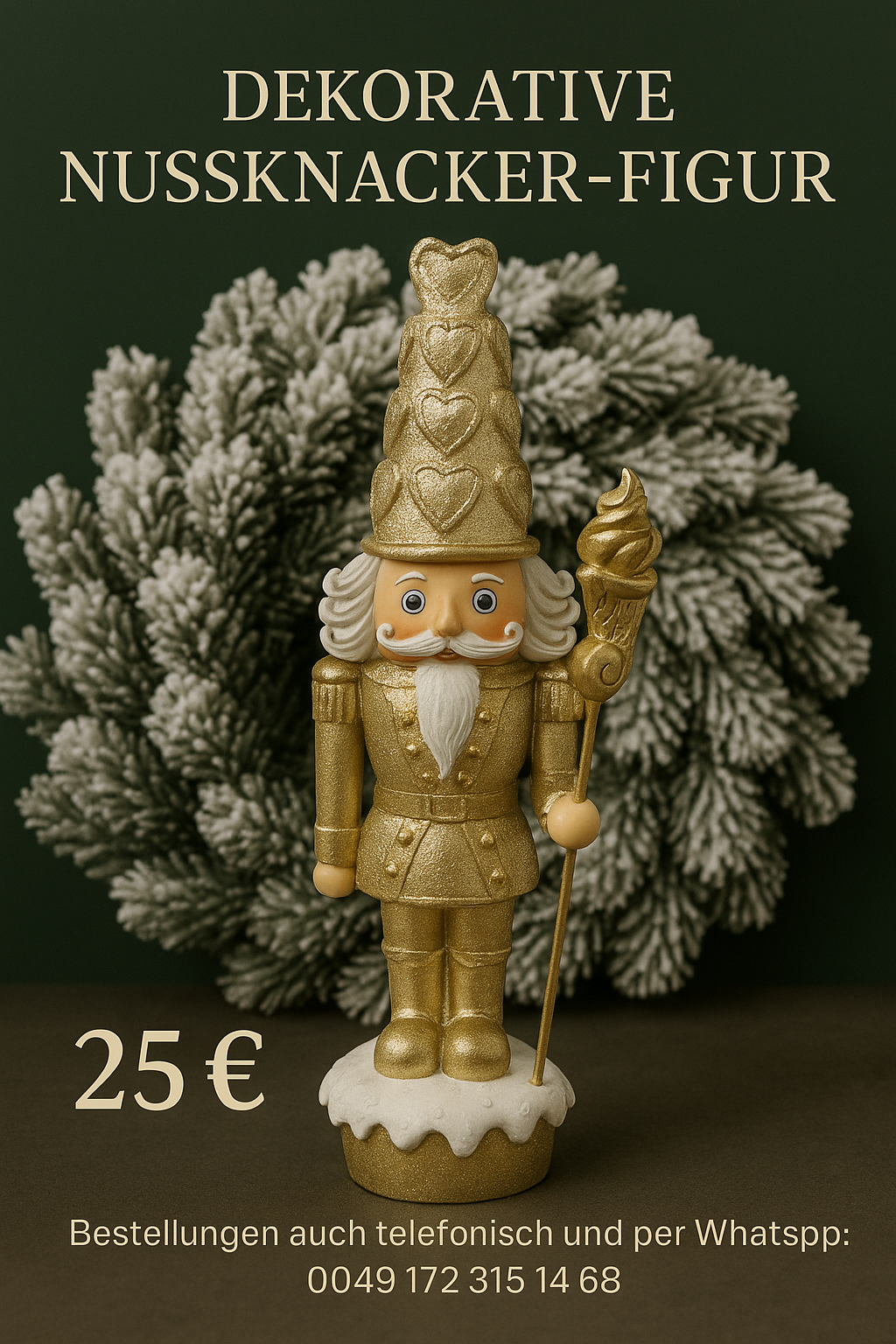 Dekorative Nussknacker-Figur ✨