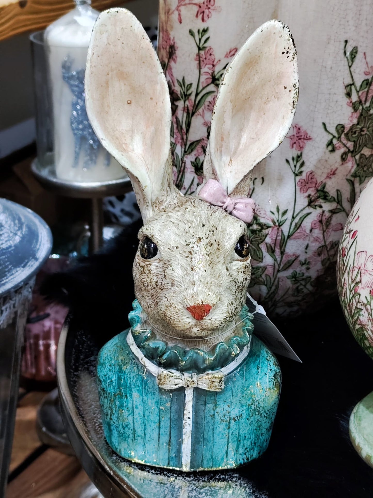 Hasenbüste „Heidilein“ – stilvolle und elegante Osterdekoration