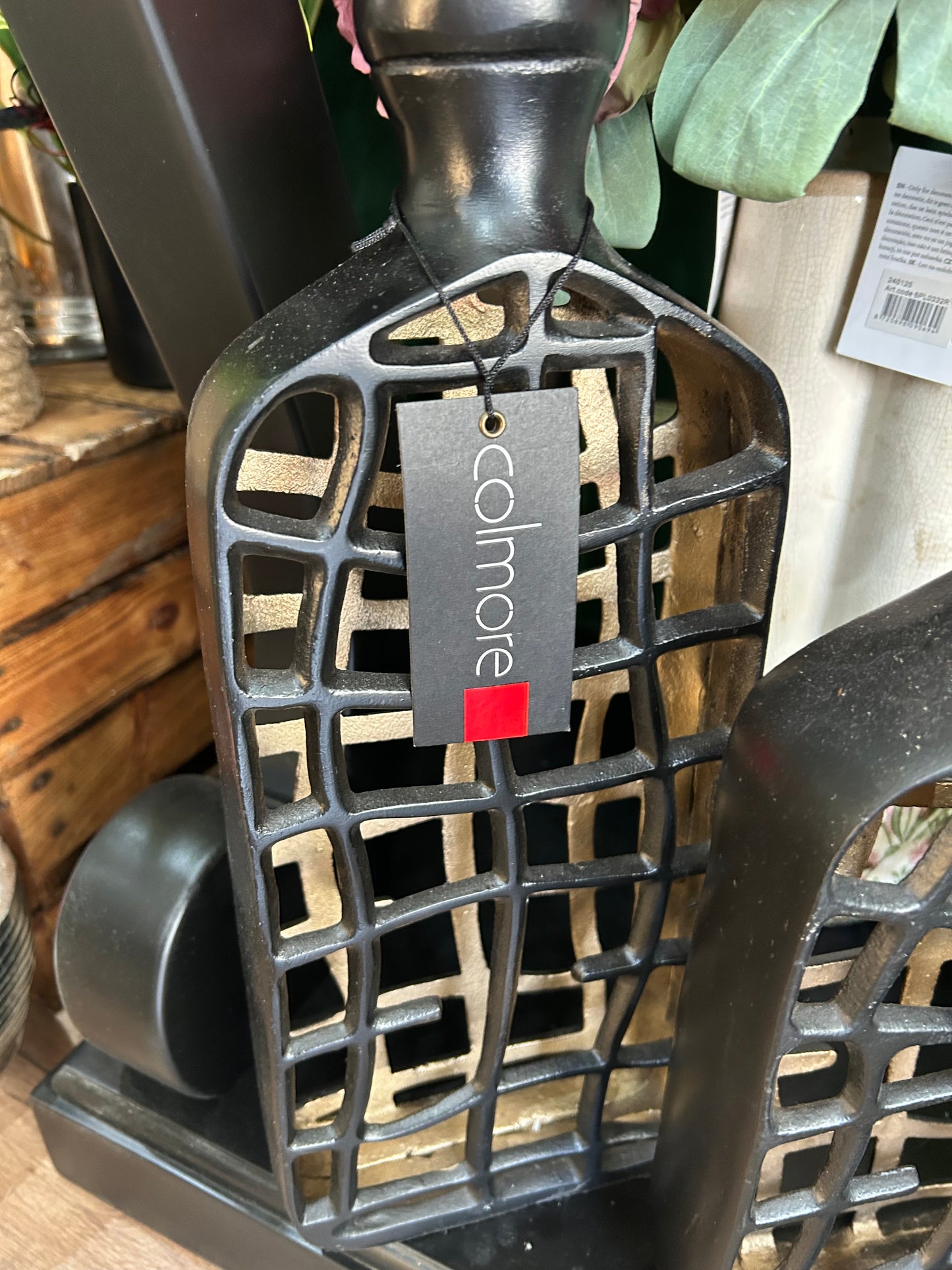 Stilvolle Metallvasen von Colmore