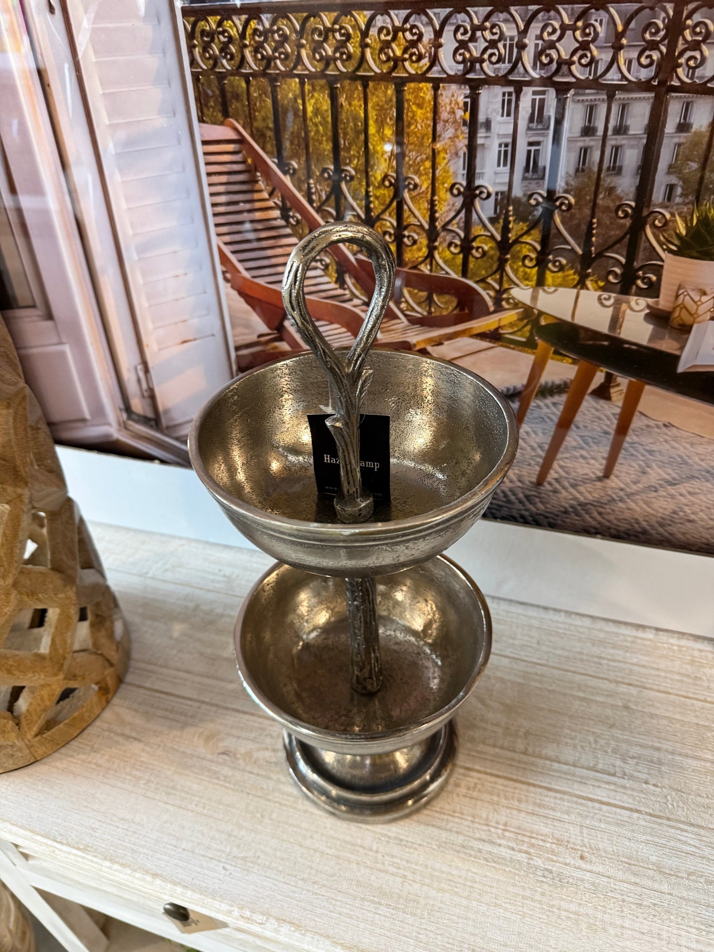 ✨ Elegante 2-stöckige Etagere von Hazenkamp ✨