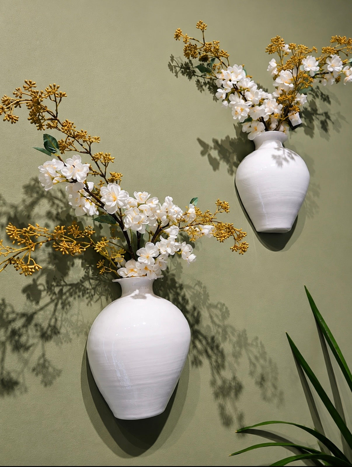Elegante Wandvasen von Colmore