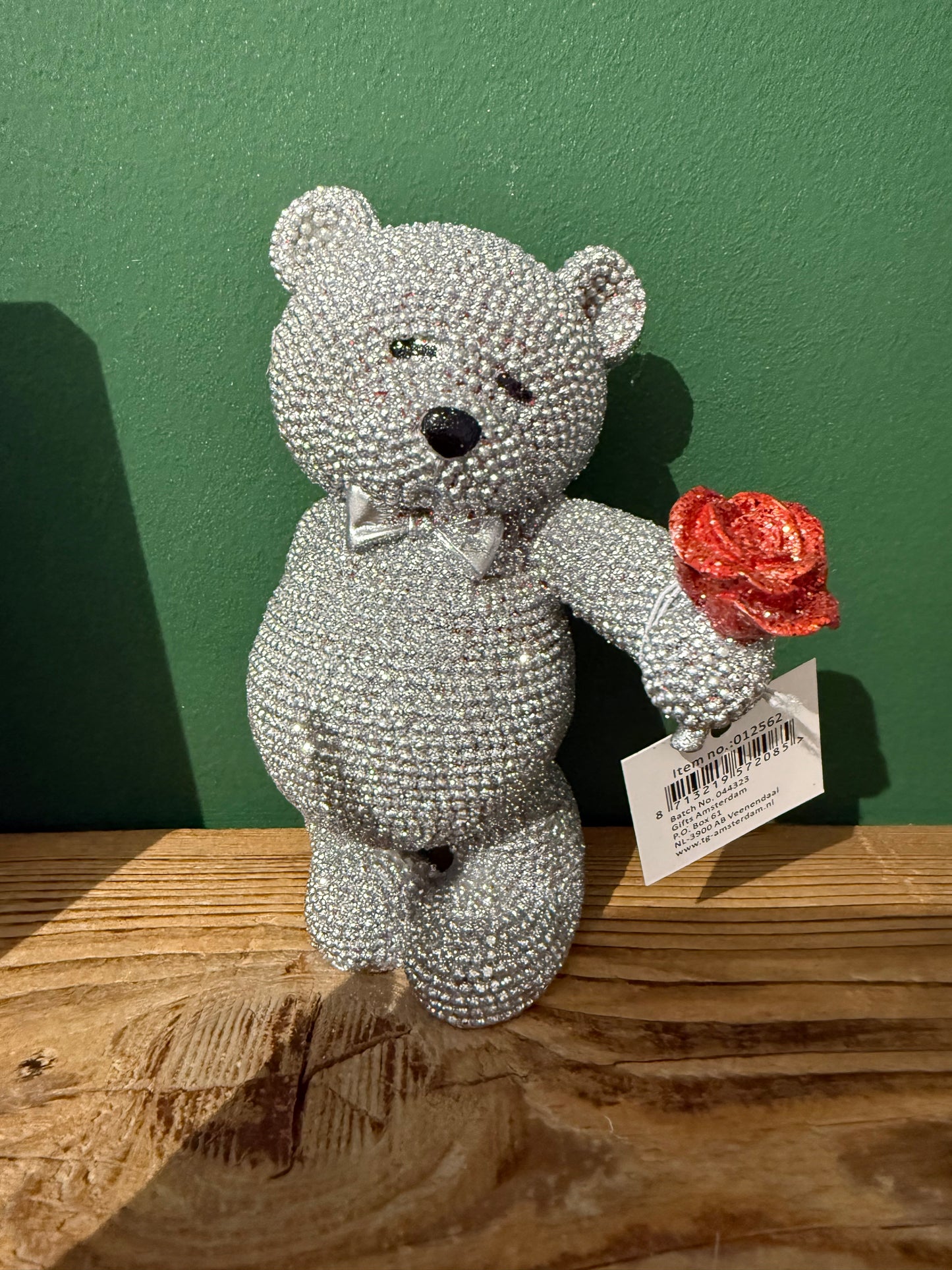 Süße Figur  – Bär mit Blume