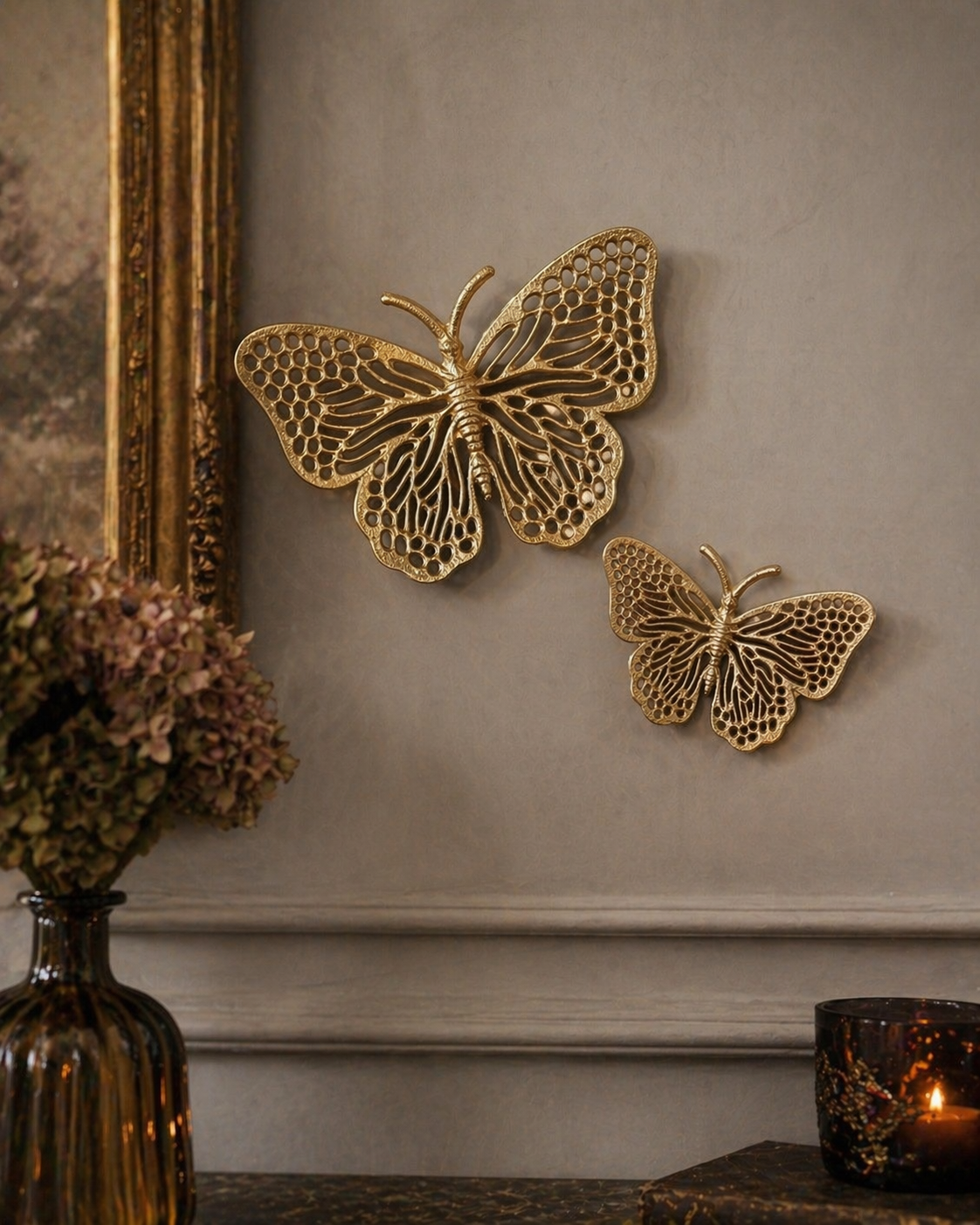 Deko-Schmetterling Gold (Set)