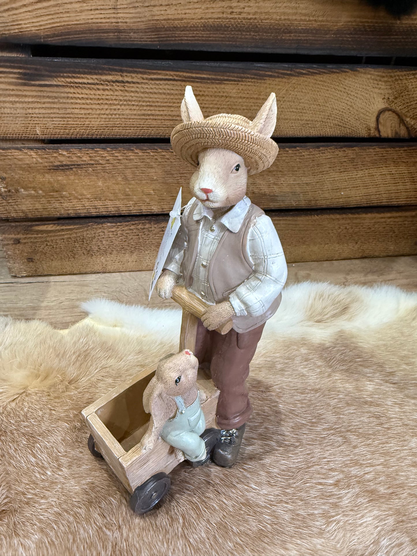 Wunderschöne Deko-Hasenfigur – Perfekt für Frühling & Ostern