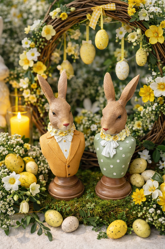 Oster-Deko – Hasenpaar