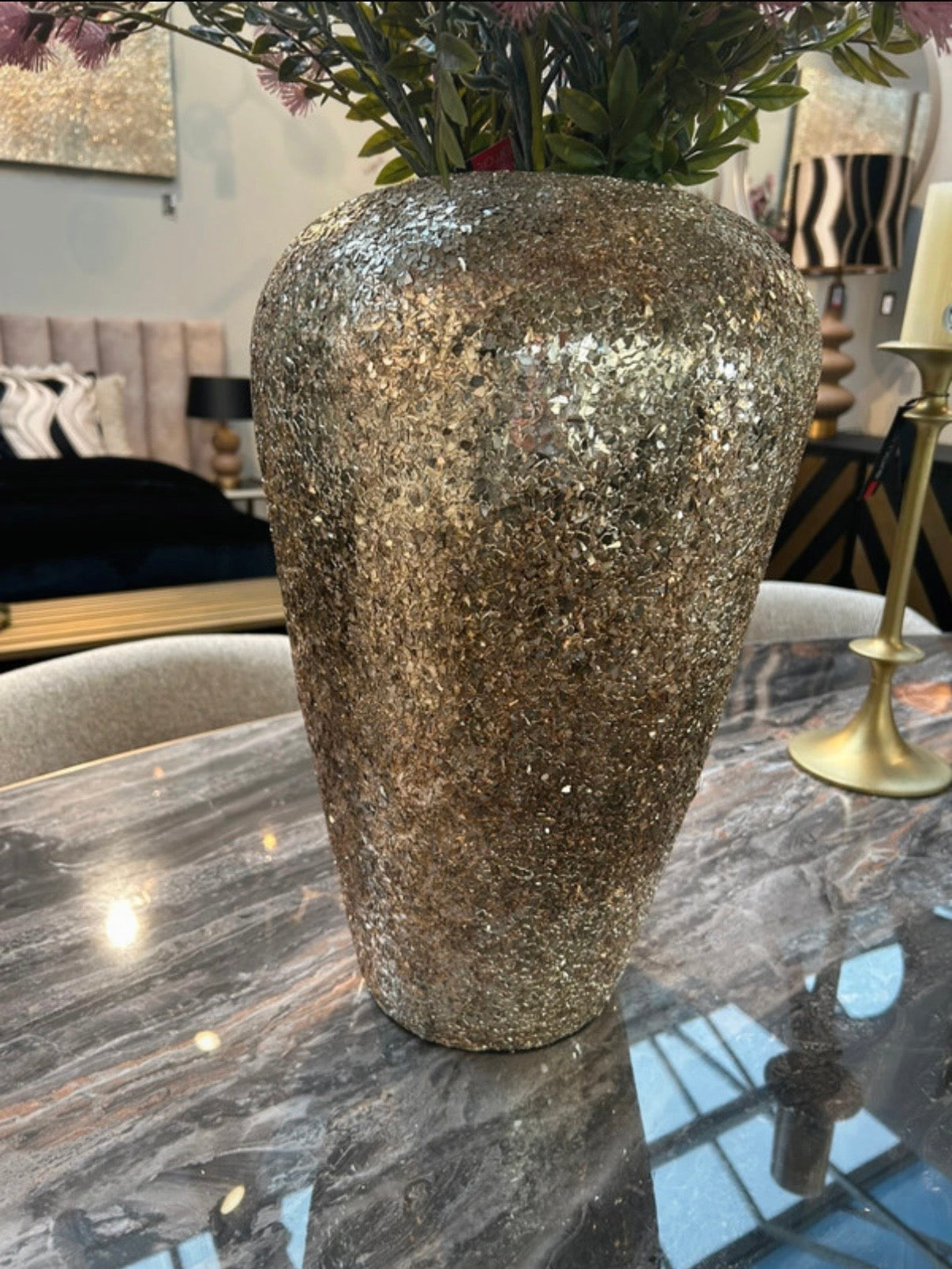 Elegante Metallvase – Colmore