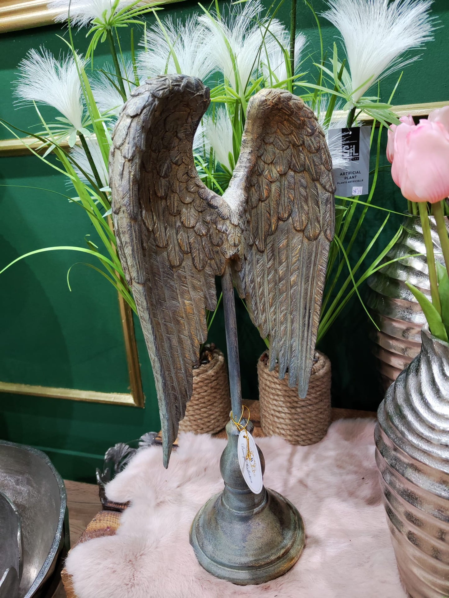 ✨ Dekorative Engelsflügel aus Polyresin – 51 cm ✨