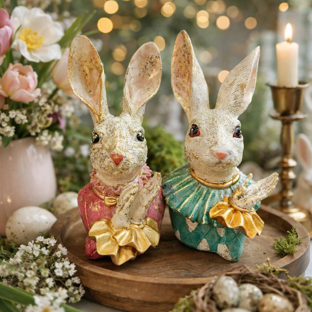 🌸🐰 Heute neu eingetroffen – wunderschönes Hasen Figuren Set aus der Baroque Collection 🐰🌸
