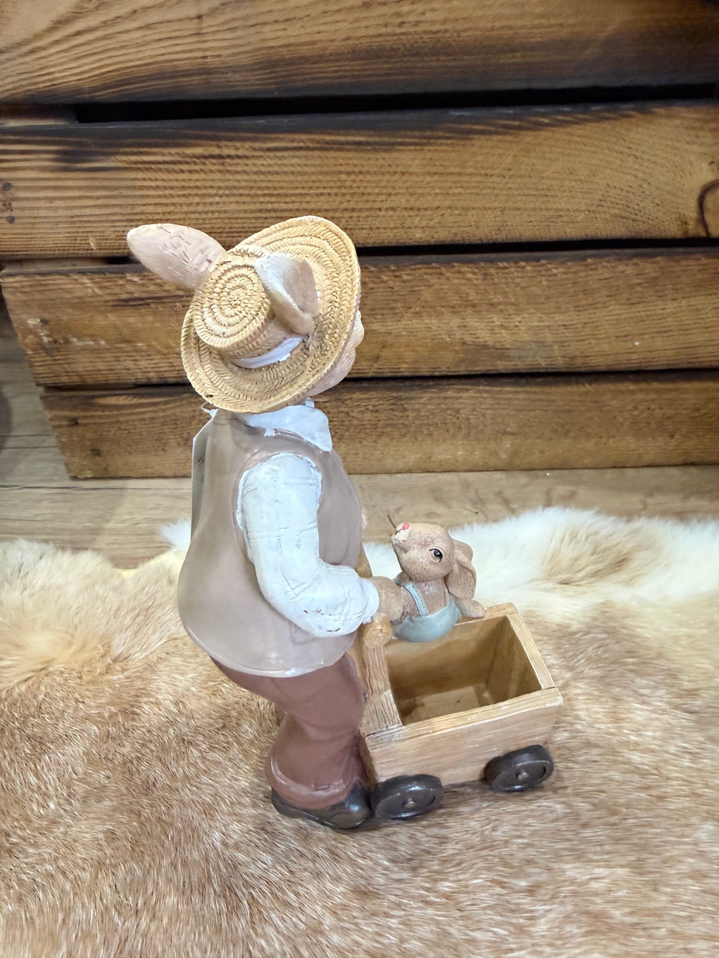 Wunderschöne Deko-Hasenfigur – Perfekt für Frühling & Ostern