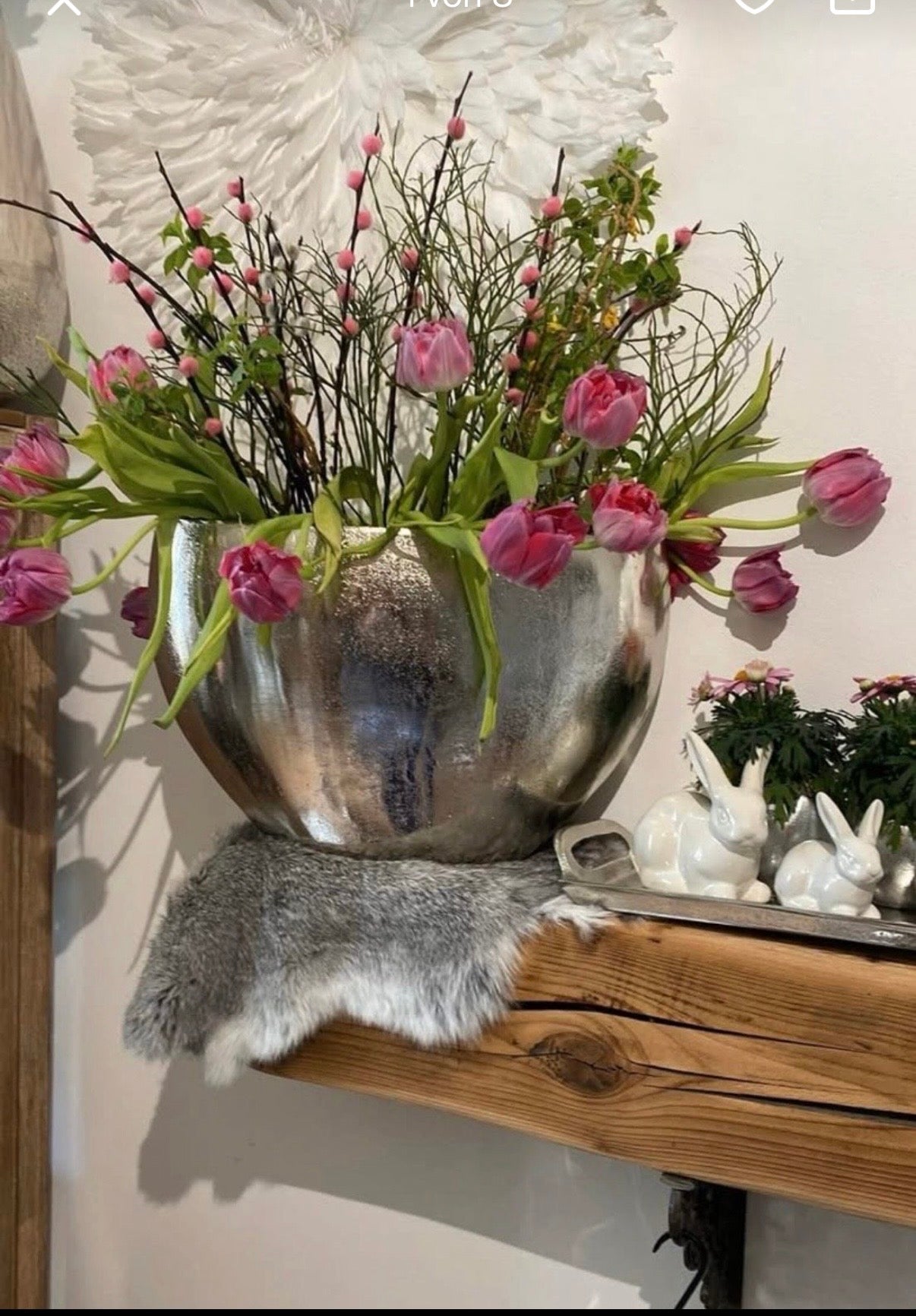 Elegante Metallvase - Colmore