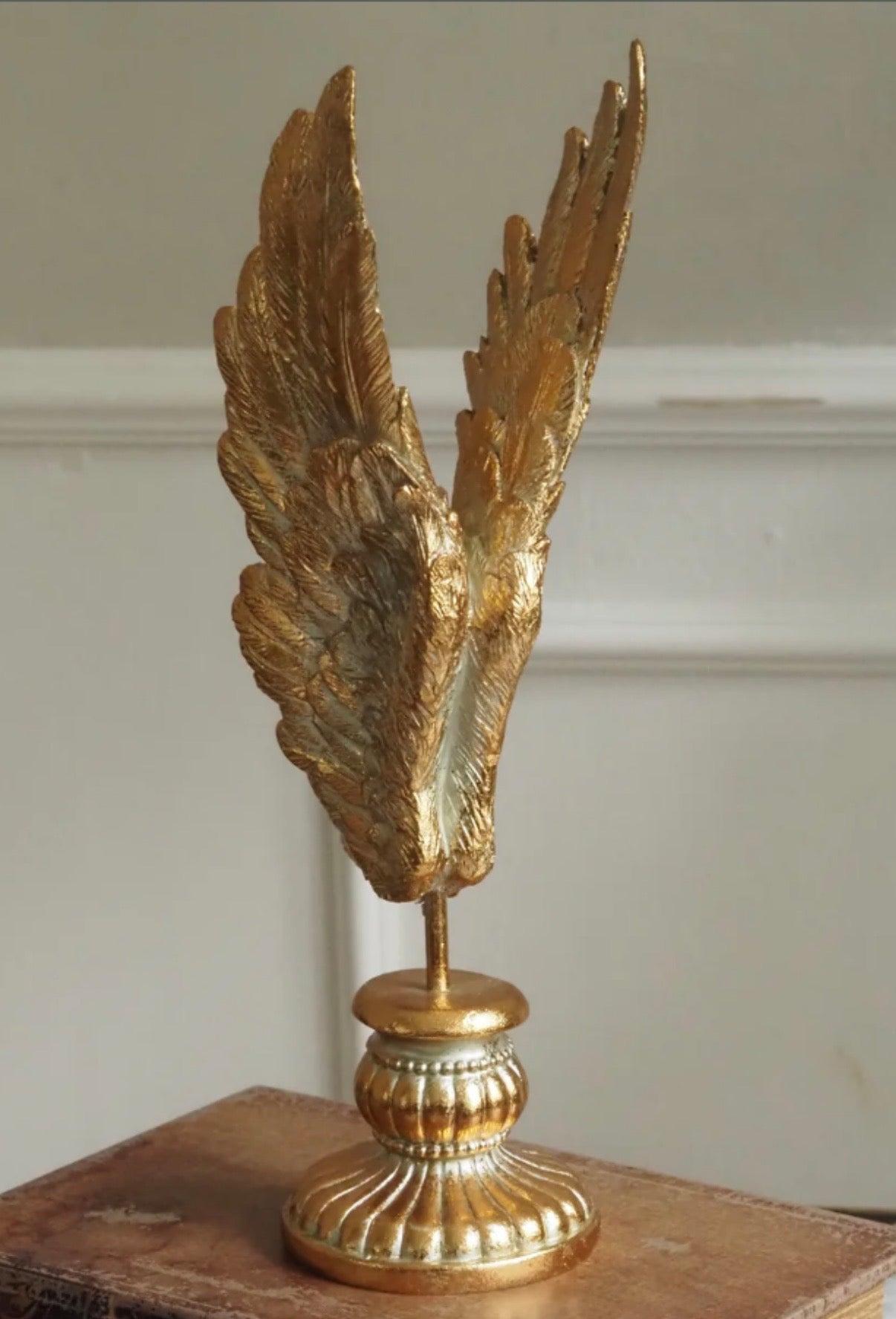 ✨ Dekorative Flügel in Antikgold ✨
