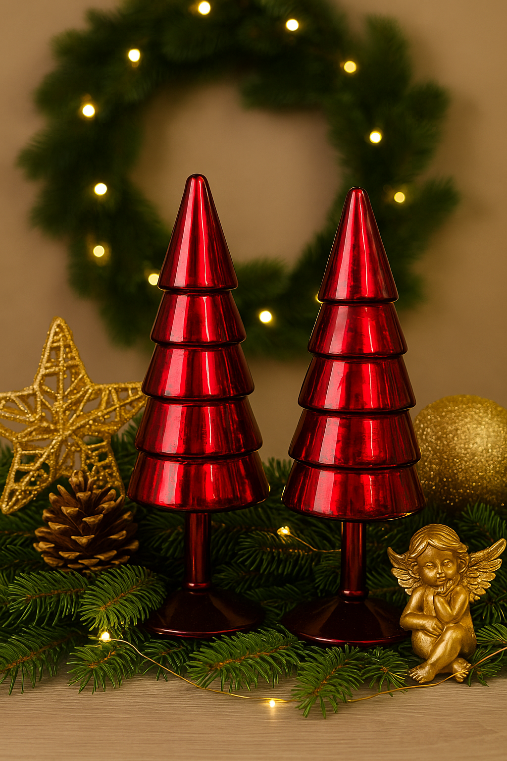 Elegante Glas-Tannenbäume ✨