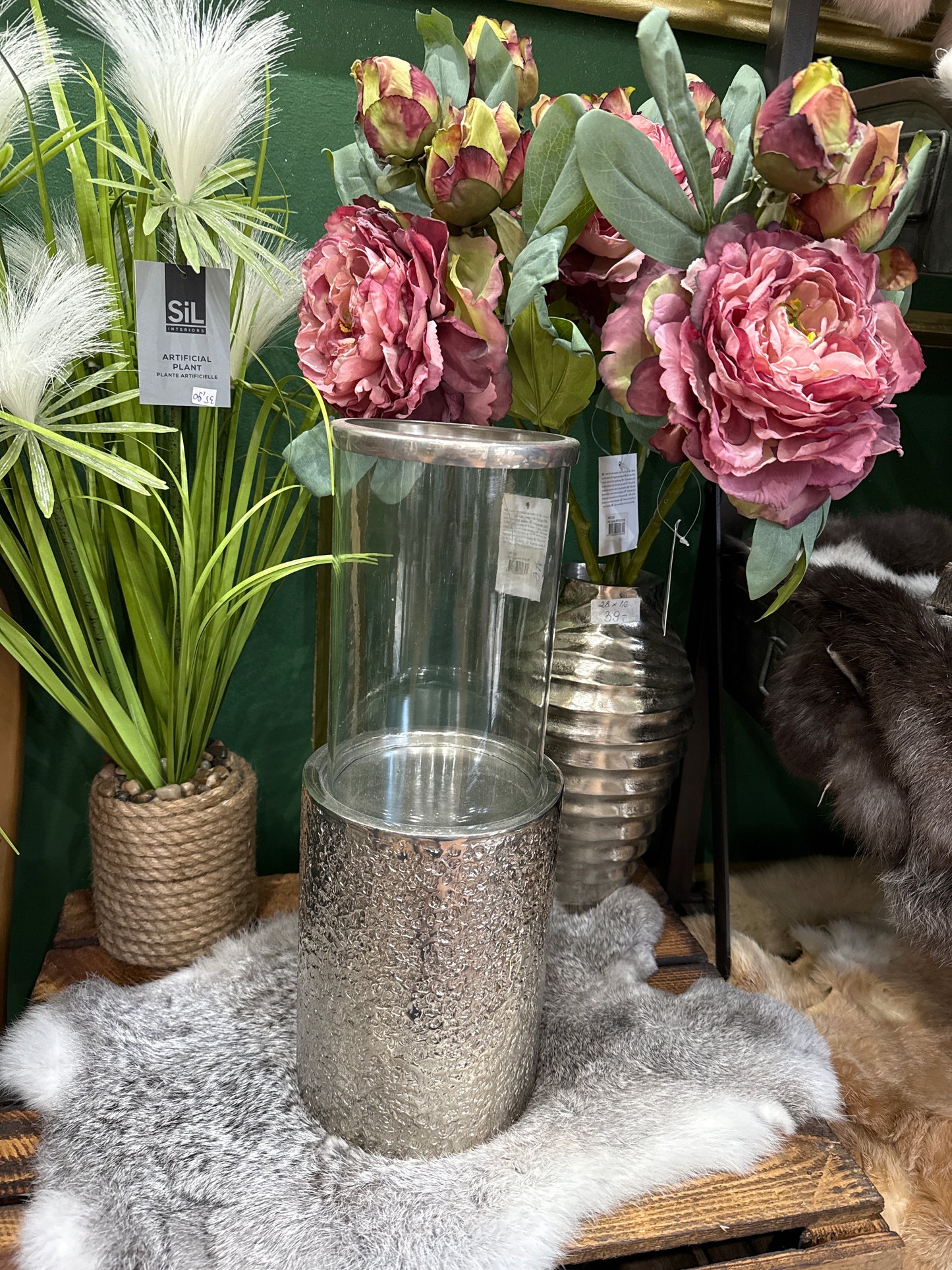 Edler Kerzenhalter aus Glas & Metall ✨