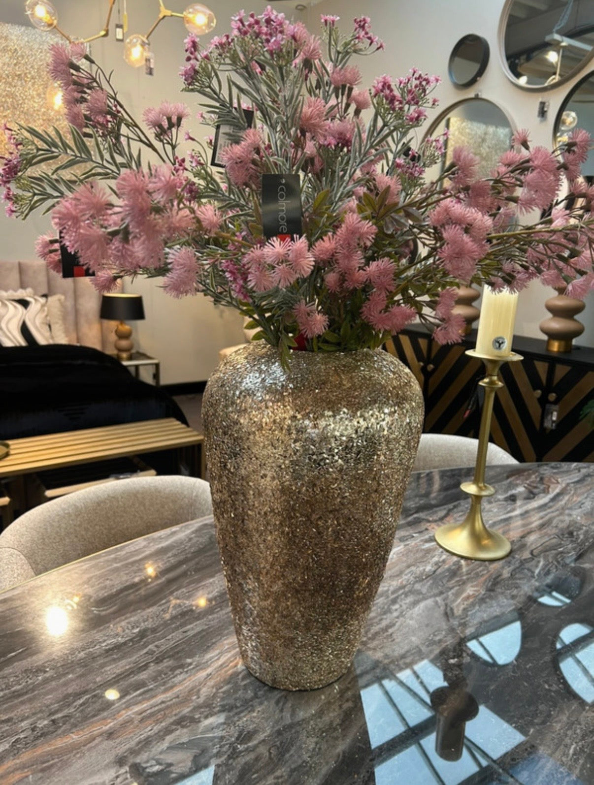 Elegante Metallvase – Colmore