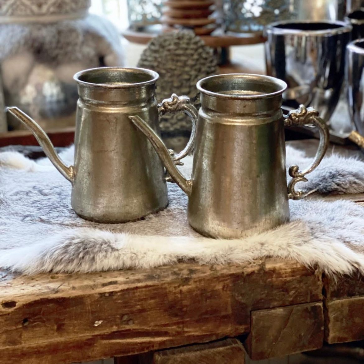 Vintage Metallkanne – Deko Atelier Essen