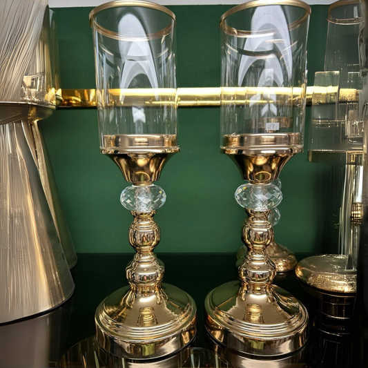 Goldener Kerzenständer