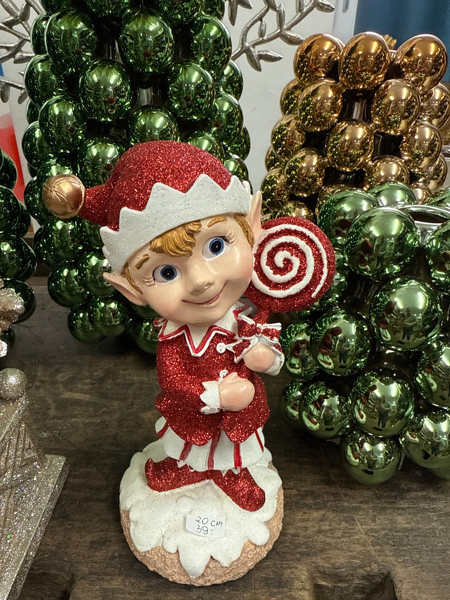 ✨ Weihnachtsfigur Elf mit Lolli ✨