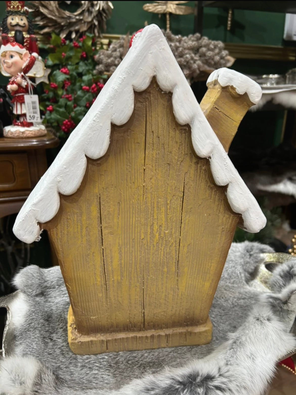 🏠 Keramik-Weihnachtshaus mit LED-Licht 🎄✨