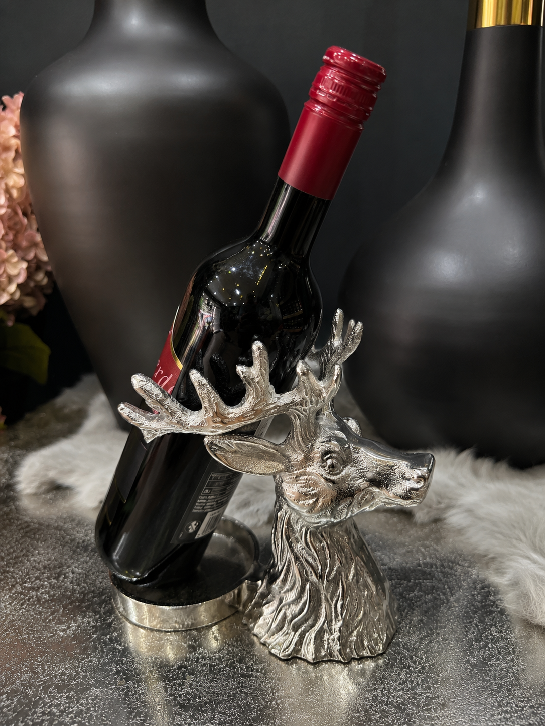 ✨ Eleganter Weinflaschenhalter