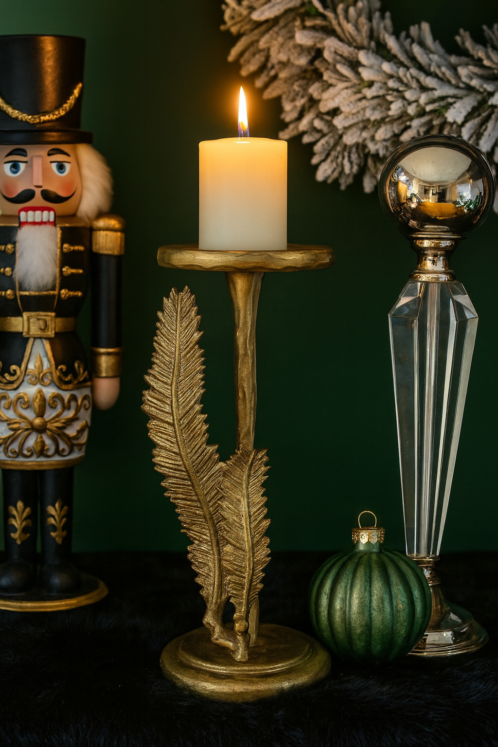 Eleganter Metall-Kerzenhalter