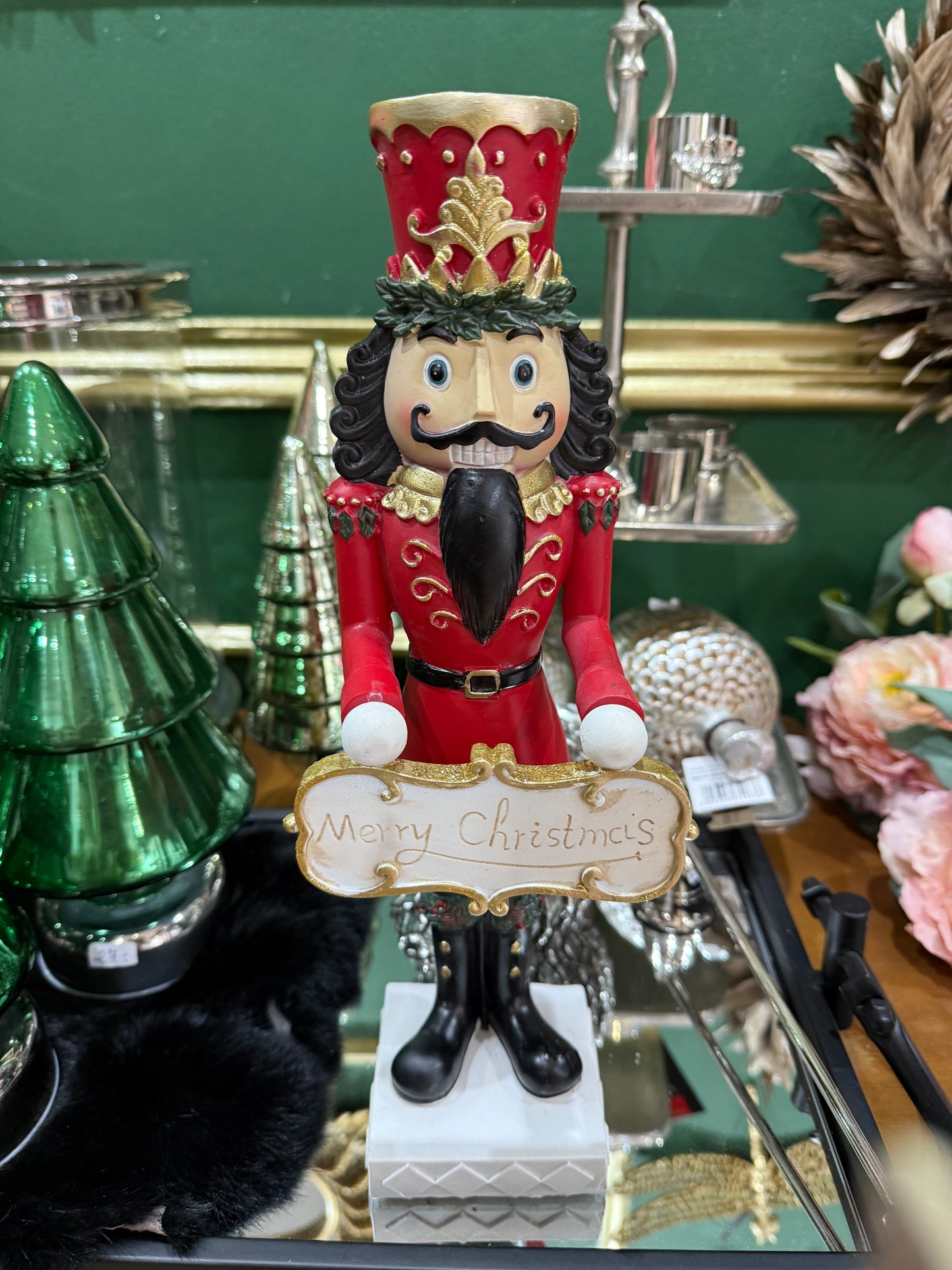 🎄 Nussknacker Figur „Merry Christmas“