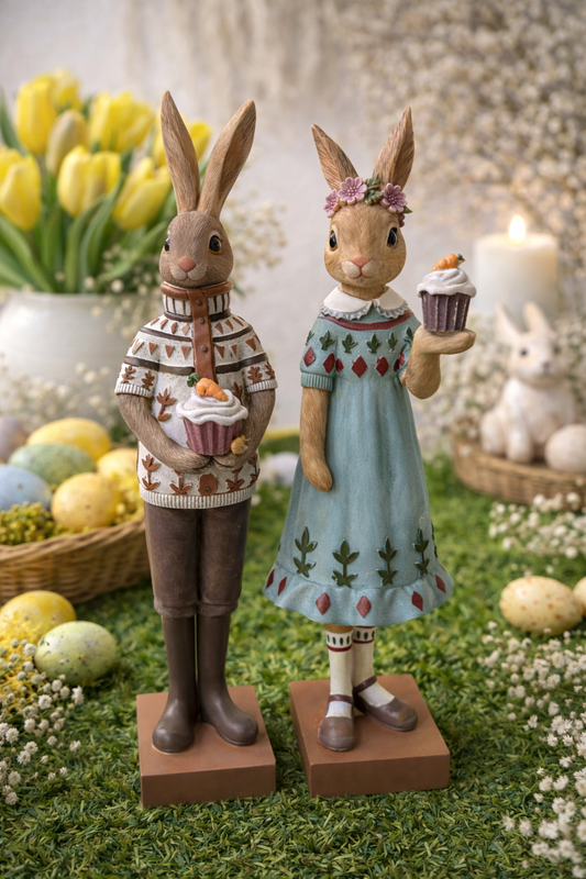 Dekorative Hasenfiguren – Hasen-Set