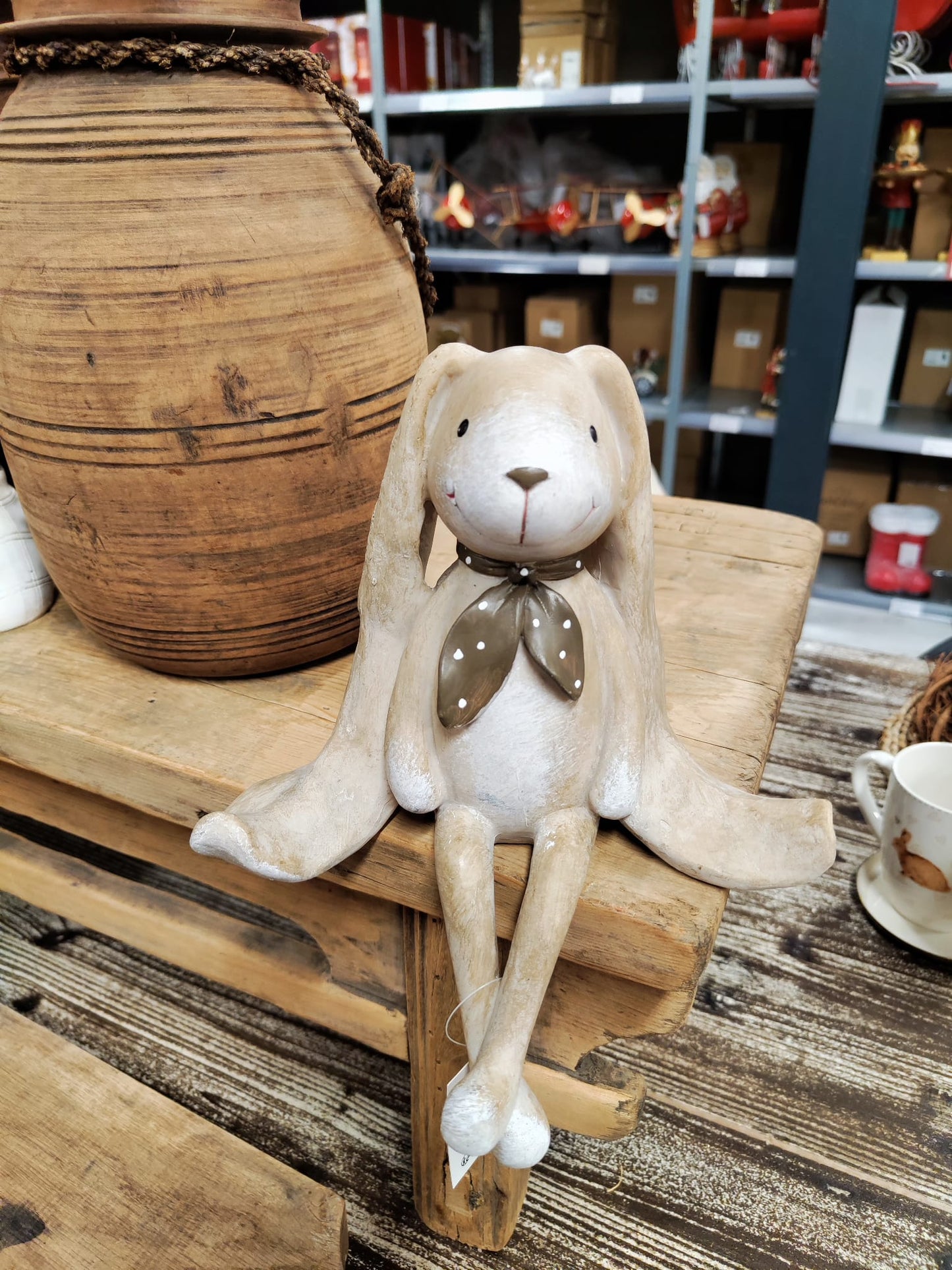 🐰 Dekorative Hasenfigur aus Polyresin 🐰