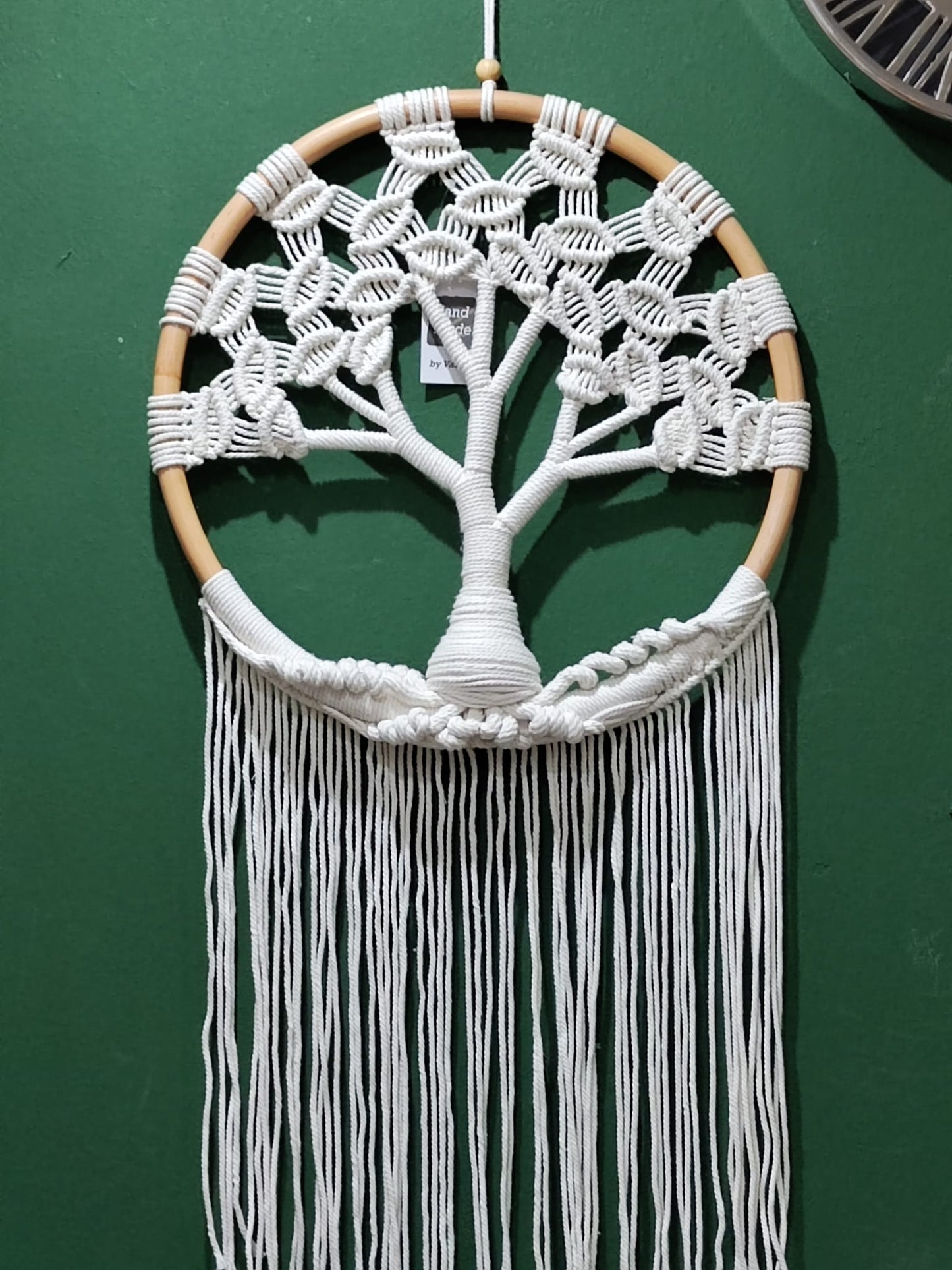 ✨ Makramee Wanddeko – Baum des Lebens – Ø 40 cm ✨